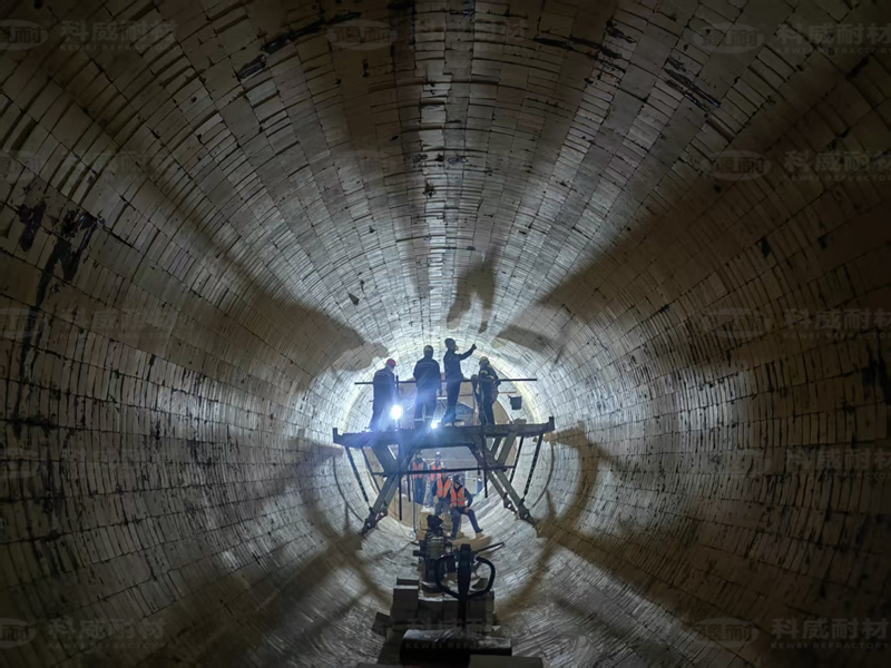 ?5m×70m石灰回轉窯爐襯修復施工項目